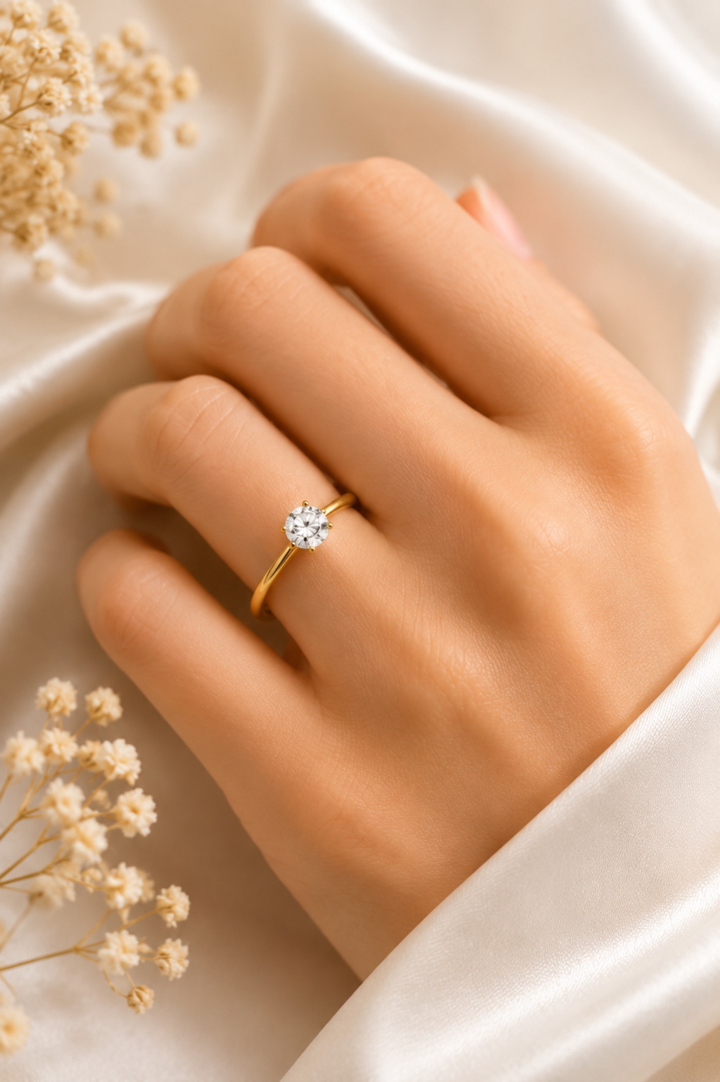 Celeste Solitaire Ring(size 7,8,9)